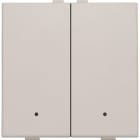 NIKO - Zweifach Taster mit LEDs und Komfort Sensoren für Niko Home Control, l