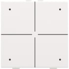 NIKO - Vierfach Taster mit LEDs und Komfort Sensoren für Niko Home Control, w