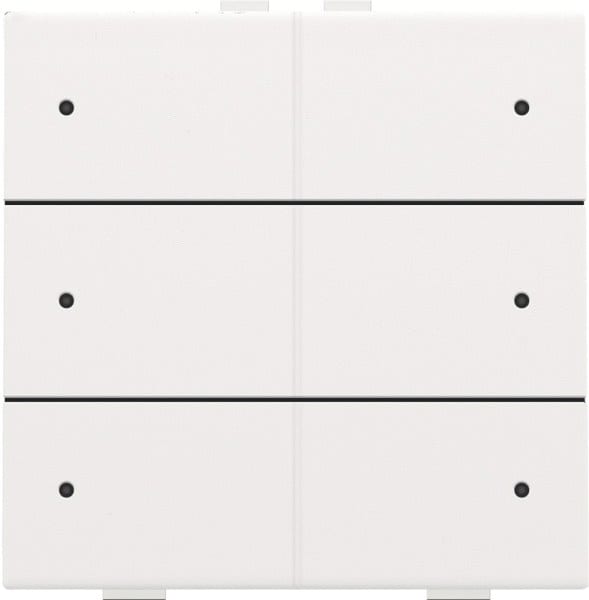 NIKO - Sechsfach Taster mit LEDs und Komfort Sensoren für Niko Home Control,