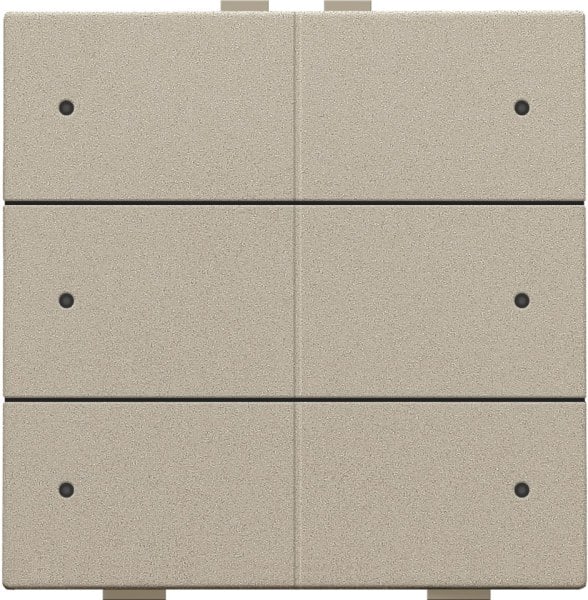 NIKO - Sechsfach Taster mit LEDs und Komfort Sensoren für Niko Home Control,