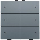 NIKO - Sechsfach Taster mit LEDs und Komfort Sensoren für Niko Home Control,