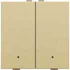 NIKO - Zweifach Taster mit LEDs und Komfort Sensoren für Niko Home Control, g