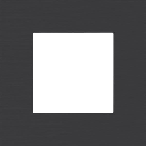 NIKO - Einfach Rahmen, Niko Pure alu black brushed