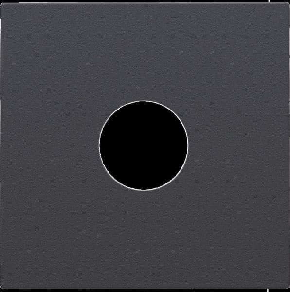 NIKO - Abdeckung für einfachen Koaxialanschluss für TV, anthracite coated