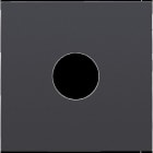NIKO - Abdeckung für einfachen Koaxialanschluss für TV, anthracite coated