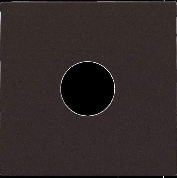 NIKO - Abdeckung für einfachen Koaxialanschluss für TV, dark brown coated