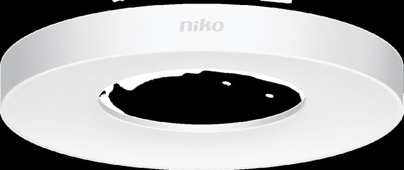 NIKO - Dekoring für P34MR Melder, 105 mm Durchmesser, weiß