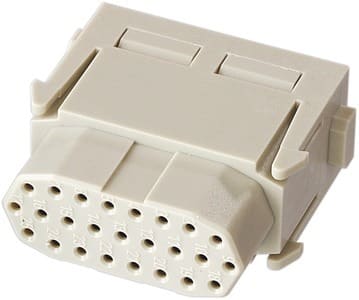 HARTING - Han High Density Buchseneinsatz 25-polig Crimpanschluss 4A