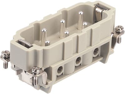 HARTING - Han HsB Stifteinsatz 6-polig Schraubanschluss 35A Baugr.16B