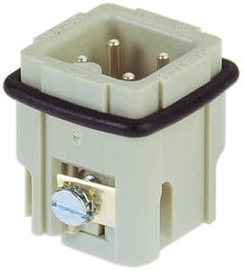 HARTING - Han A Stifteinsatz 3-polig Schraubanschluss 10A Baugr.3A
