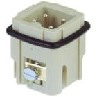 HARTING - Han A Stifteinsatz 3-polig Schraubanschluss 10A Baugr.3A