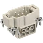 HARTING - Han E Stifteinsatz 6-polig Schraubanschluss 16A Baugr.6B