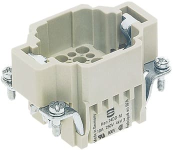 HARTING - Han DD Stifteinsatz 24-polig Crimpanschluss 10A Baugr.6B
