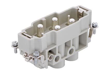 HARTING - Han Com Stifteinsatz 4-polig Schraubanschl. 80A Baugr.16B