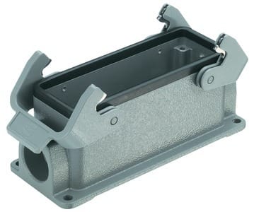 HARTING - Sockelgehäuse Han 24B Aludruckguss nied.Bauf. 1xM25 seitlich