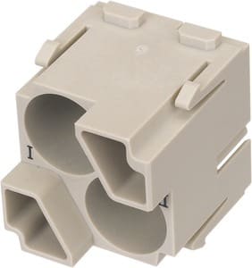 HARTING - Han-Quintax Stiftmodule für Quintax-Crimpeinsätze 2-polig