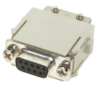 HARTING - Han-Modular D-Sub Buchseneinsatz 9-polig Crimpanschluss