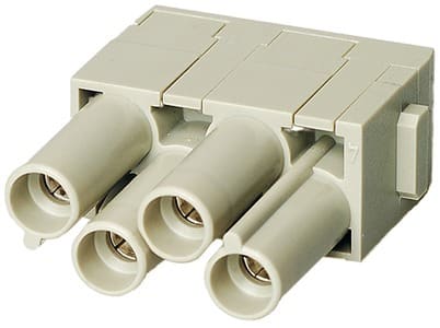 HARTING - Han CC Protected Buchseneinsatz 4-polig Crimpanschluss 40A