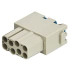 HARTING - Han EE Buchseneinsatz 8-polig Quick-Lock Anschluss 16A