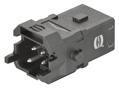 HARTING - Han 1A-3+PE-s-m Clip