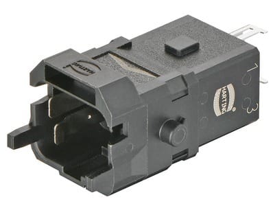 HARTING - Han 1A-3+PE-C-m geschirmt, Clip
