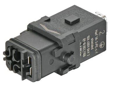 HARTING - Han 1A-3+PE-c-f geschirmt