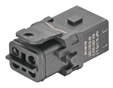 HARTING - Han 1A-3+PE-c-f Clip