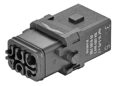 HARTING - Han 1A-5+PE-c-f