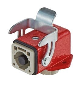 HARTING - Han Q1/0-Sti/Sti mit agw (rot)