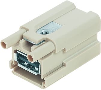 HARTING - Han Brid-USB-F Wanddurchführung