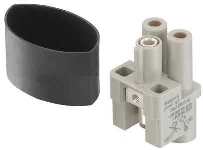 HARTING - Han Q 2/0-bu HV 4-6 mm² (10 mm² opt.)