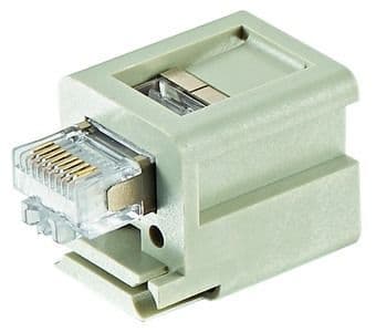 HARTING - Han Brid-RJ45-M-ISK mit RJ45 Stecker