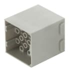 HARTING - Han DD double module, crimp male