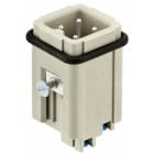 HARTING - Han A Buchseneinsatz 3-polig Quick-Lock Anschl.10A Baugr.3A