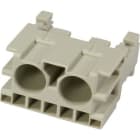 HARTING - DIN Signal type M0+2 angled male