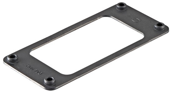 HARTING - fixierte Flanschgummidichtung Han 10B