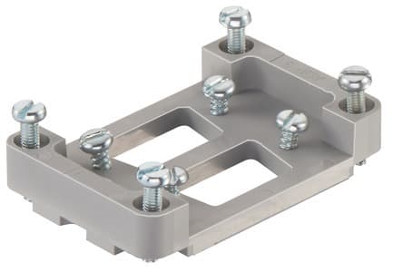 HARTING - Adapterplatte Han 6B - 2x D-Sub 9