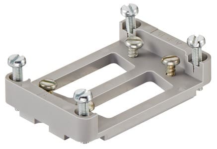 HARTING - Adapterplatte Han 6B - 2x D-Sub 15