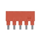 HARTING - Steckbrücke längs, 1x5 rot 16A