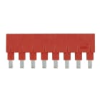 HARTING - Steckbrücke längs, 1x8 rot 16A