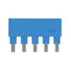 HARTING - Steckbrücke längs, 1x5 blau 16A