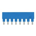 HARTING - Steckbrücke längs, 1x8 blau 16A