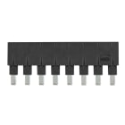 HARTING - Steckbrücke längs, 1x8 schwarz 16A