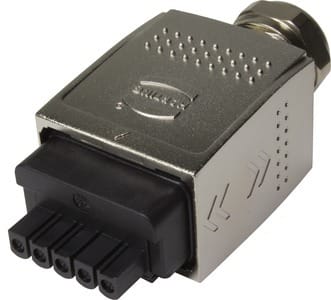 HARTING - Han PP Power L Met plug fix cod 6-10mm