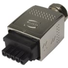 HARTING - Han PP Power L Met plug fix cod 6-10mm