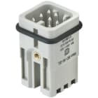 HARTING - Han D Stifteinsatz 8-polig Quick-Lock Anschl. 10A Baugr.3A