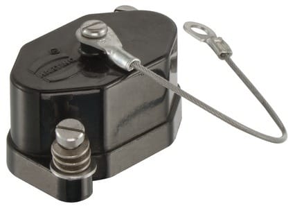 HARTING - Han 3HPR-K-KV-mit Schnur- Schwarzchrom
