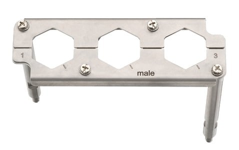 HARTING - Han 24 HPR EasyCon-Halterahmen-M 3XHC350