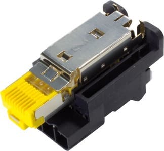 HARTING - Han3A RJ45 Hybrid 10G Einsatz 8+4p IDC