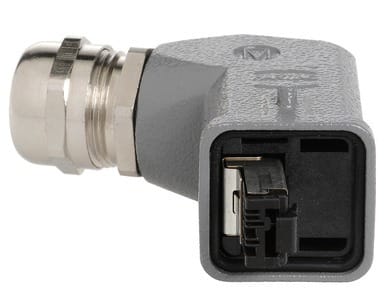 HARTING - Han3A RJ45 Cat5 Stvb 4p IDC, gewinkelt